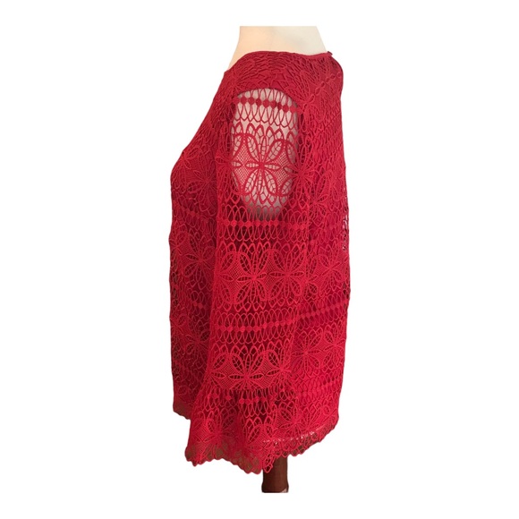 Talbots Floral Lace Top - Picture 11 of 12